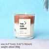 High Quality Smokeless Multicolor Jar Organic Soy Wax Handmade Scented Candle for Interior Design