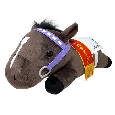 Thoroughbred Collection Lying Down Big Plush Toy, Approx. 18 X 14 X 36 Cm, Highly Detailed, Official Horse Racing Merchandise (Special Week)