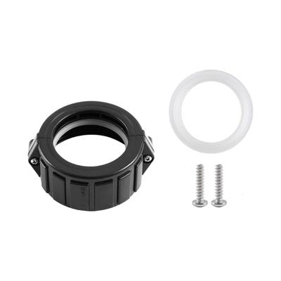 Dado diviso per flange di ricambio per riscaldatori di spa e vasche idromassaggio con viti e rondelle universali per tubi di riscaldamento