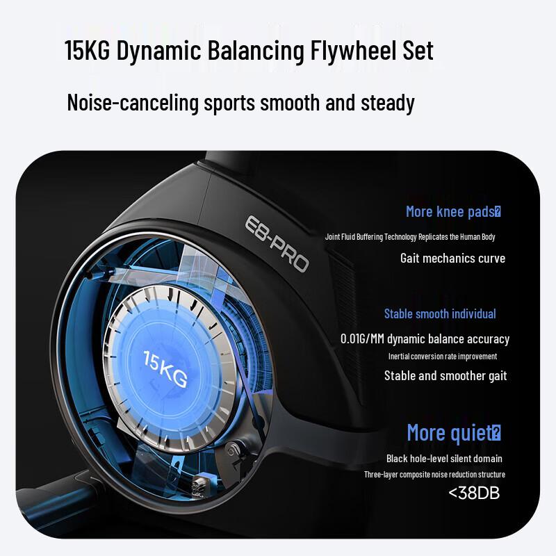 Yipao Smart E7PRO Elliptical Trainer CN plug (adapter included)
