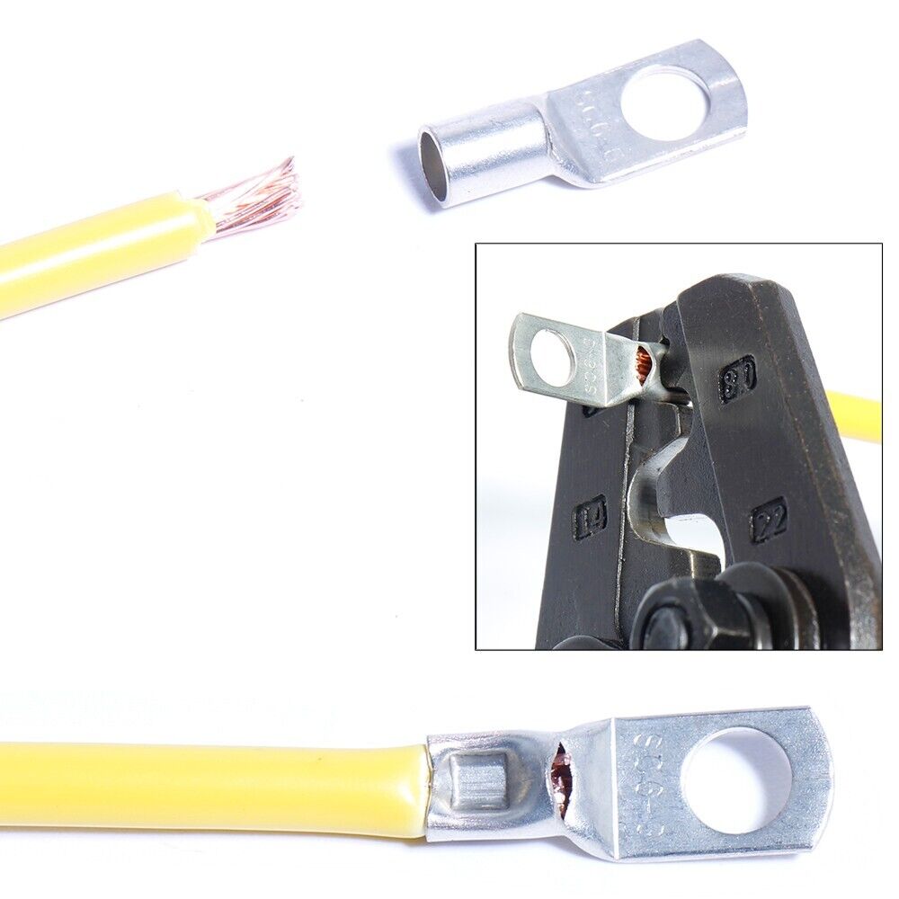 240 Buc. Papuci de Cablu Baterie Cupru Inel Terminale de Crimp Conectori Cablu Electric