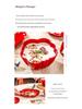 Tomato Ceramic Tableware: Tomato-Shaped Dinner Plates, Heart-Shaped Dessert Bowls, Festive Fruit Plate, Red Storage Jar.