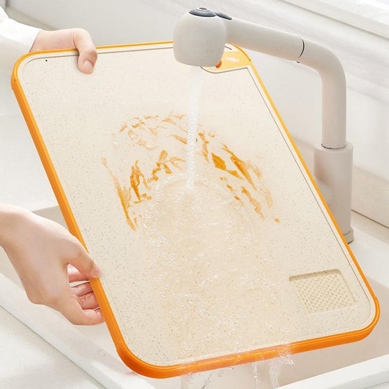 Gemüsebrett für den Heimgebrauch, Antibakteriell und schimmelresistent, Schneiden, Küchen-Kunststoffschneidebrett zum Schneiden von Früchten