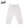 Slamble Fitness Loose Letters Pure Color Cropped Pants