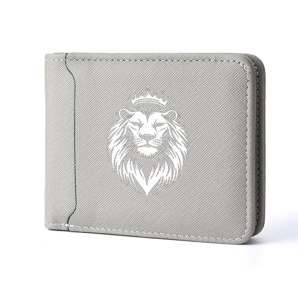 Men's Wallet Short Ultra-Thin Personalized Design Multi-Card Slot Man's Wallet Multi-Functional Credit Card Holder