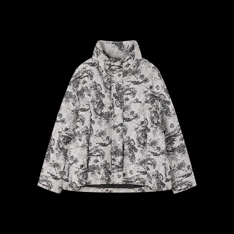 Mohan Yimei Women's Stand Collar Down Jacket