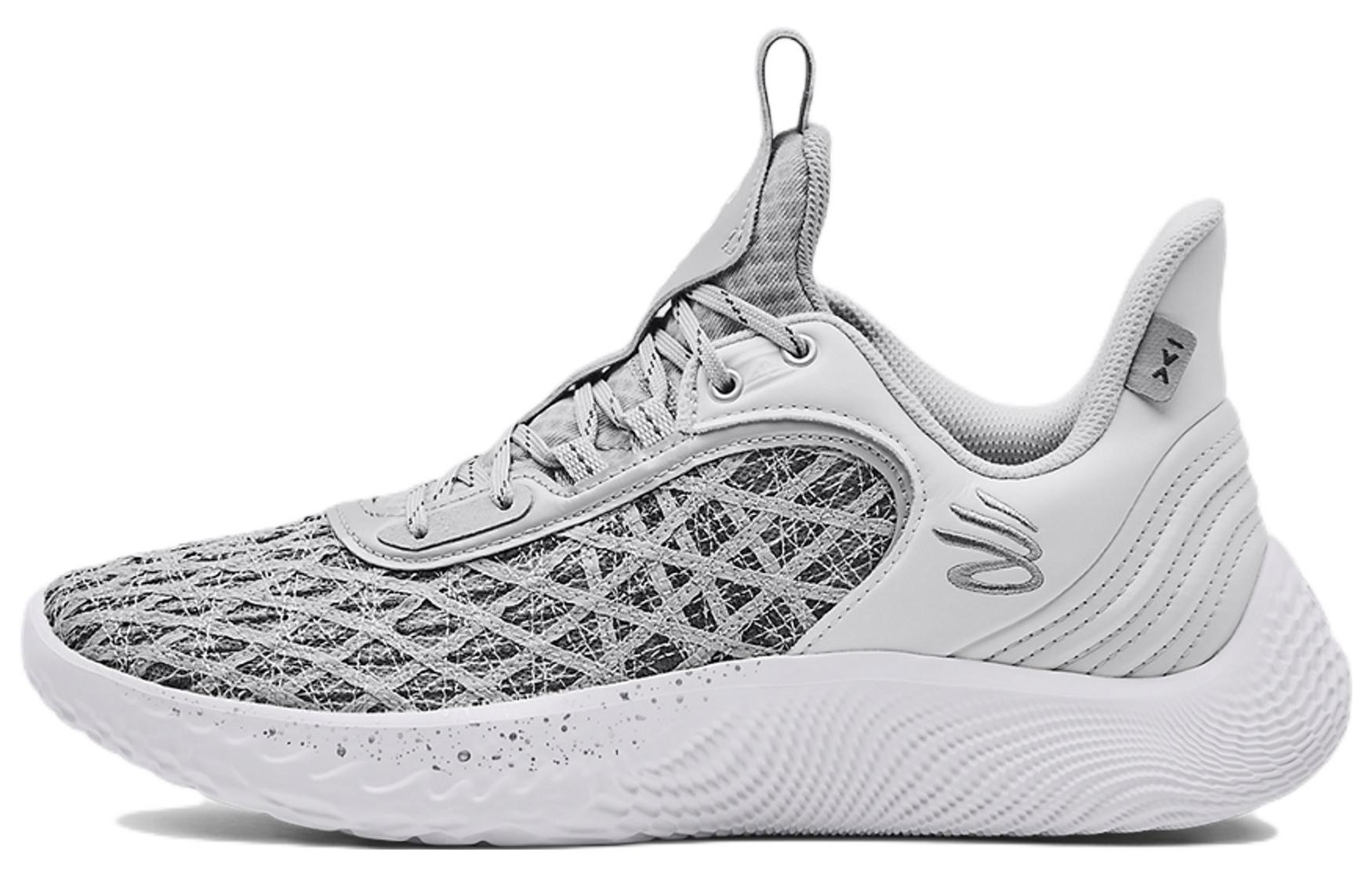 Under Armour Curry 9 Team  White Mod Grey  3025631-102 42.5