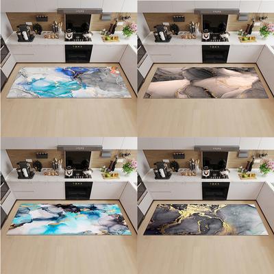 Marble Kitchen Mat Porch Door Mat Bathroom Door Floor Carpet Bedroom Corridor Non-slip Mat