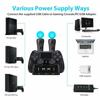 PS4 Controller Charger Dual Fast PS4 Charging Dock for Playstation 4 Sony PS4 VR Move Motion Controller with LED Indicator