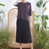 Max Studio Women Pleated Color Knit Dress