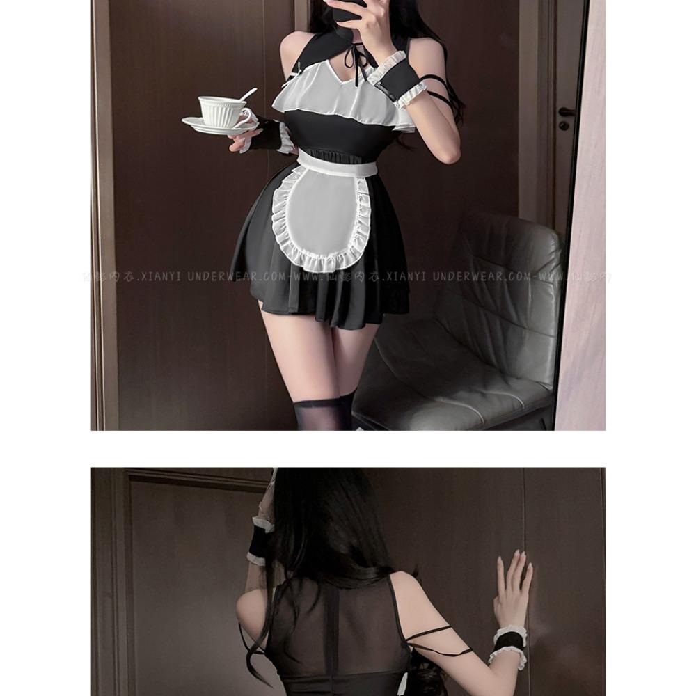 Xianyi Sexy Lingerie Sexy Maid Uniform Temptation Free of Passion Abstinence Fun Suit Qqny608