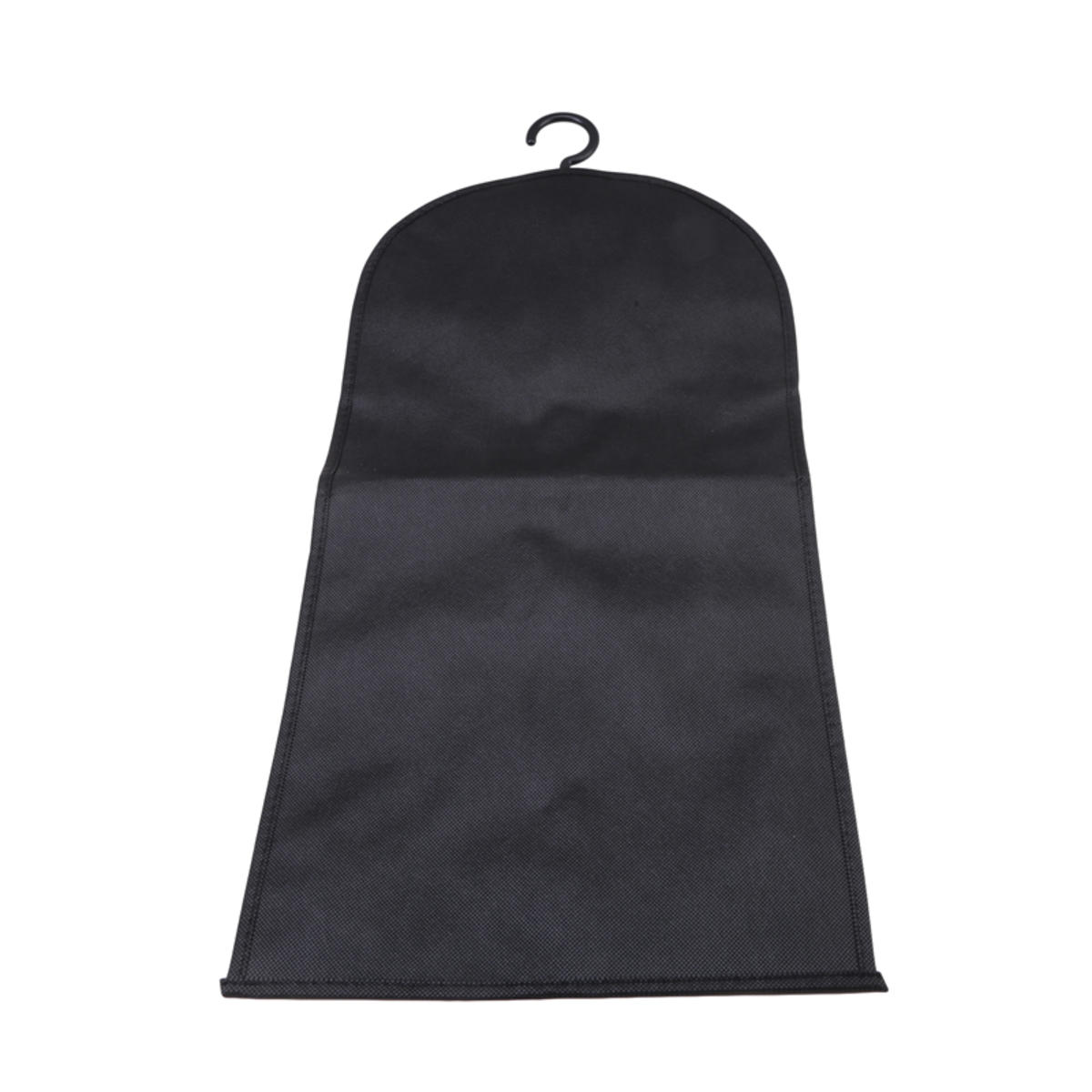 

Длинный чехол-органайзер для хранения париков и накладных волос с вешалкой one size чёрный