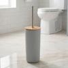 Standing Base Toilet Brush Set Long Handle Bathroom Cleaning Tool  Bathroom Use