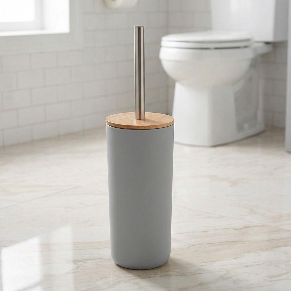 Standing Base Toilet Brush Set Long Handle Bathroom Cleaning Tool  Bathroom Use