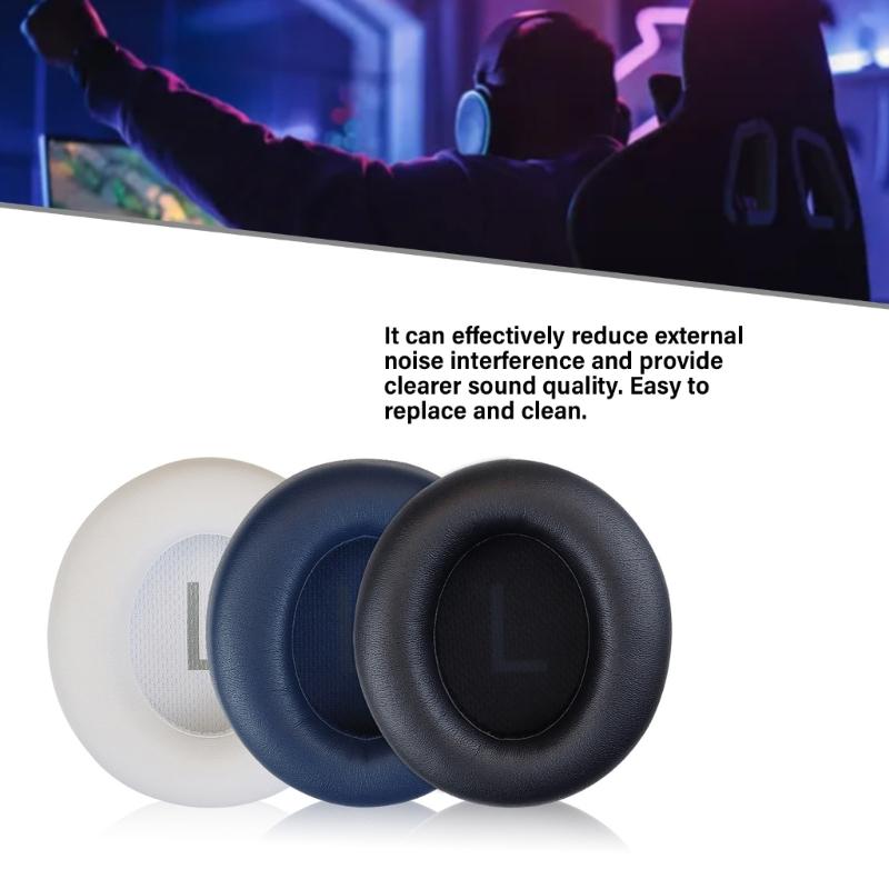 Soft Earpads for Life Q45 Headphone Noise Cancelling Comfortable Foam Ear Pad for Superior Sound Quality Extended Wear