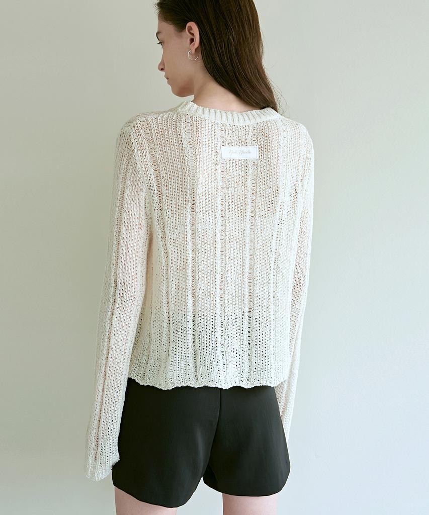 Nigaennikol Embroidery Label Net Knit_2 Color