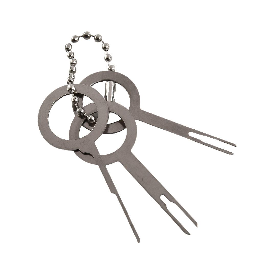 Stainless Car Electrical Terminal Wiring Crimp Connector Pin Removel Key Tools