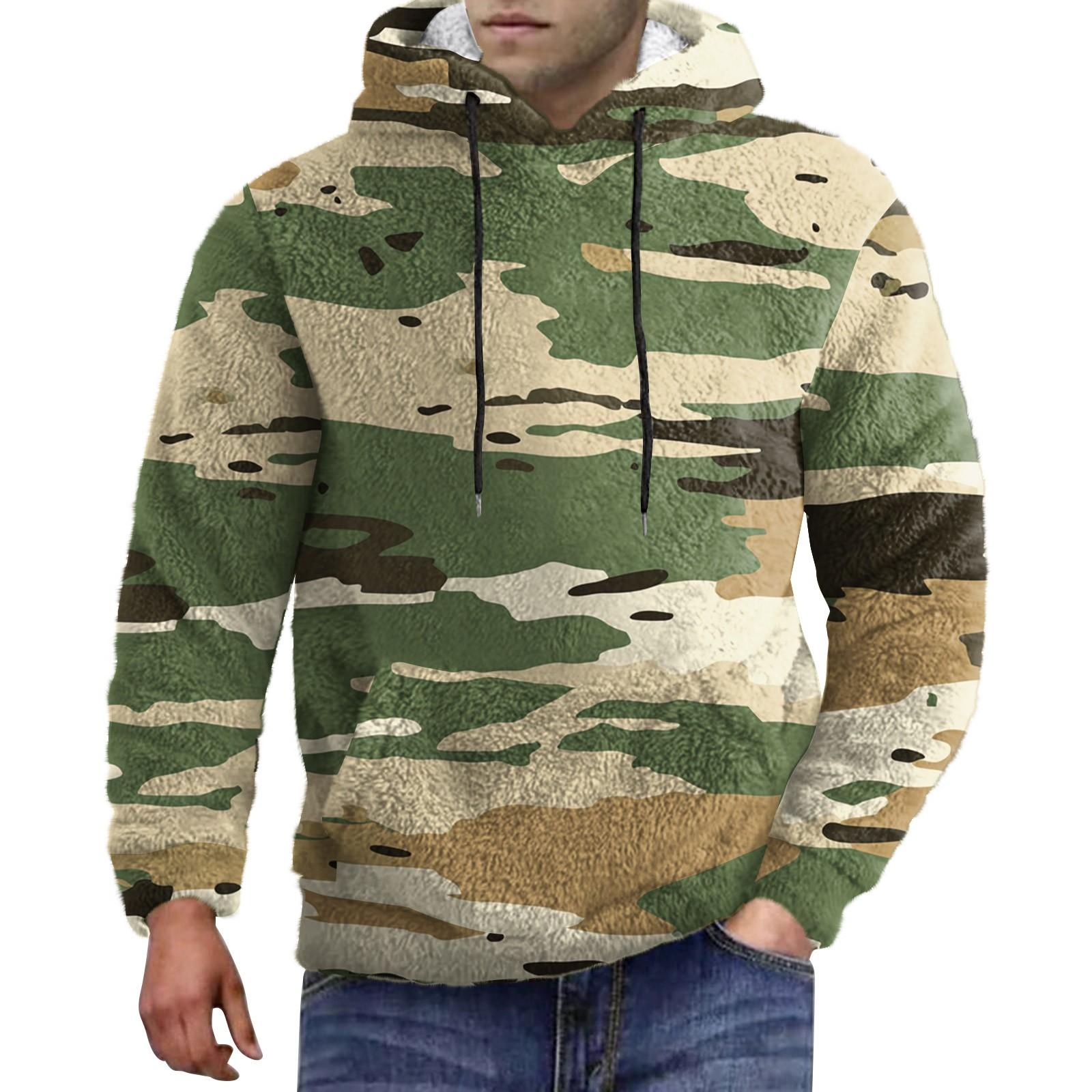 

Спортивный костюм с капюшоном, унисекс, одежда для бега, пуловер с длинными рукавами, толстовка с капюшоном L армия зеленый