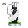 Practical Office Supplies Men Golf Pen Holder Set, Mini Bag Desk Organizer with 3 Set Club Pens, Novelty Decor for Men, Business Gift Desktop