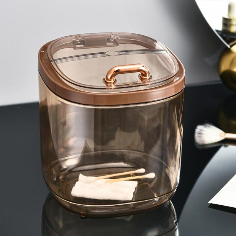Press Lid Design Desktop Trash Can With Odor Locking Function Devil Shape Waste Container For Home Office Bedroom Decors