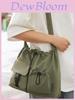 Nylon Casual Tote Bag For Men And Women With Large Capacity And Adjustable Strap