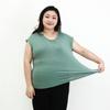 Women's Large Size Loose Modal Sleeveless Top for Spring/Summer