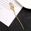 Mondlichtstein Dame Haarnadel Unregelmäßige Persönlichkeit Einfach Chinesisch Retro Schmetterlingsscheibe Haaraccessoires Haarspange Schmuck