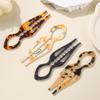 U-Shaped Hair Sticks Tortoiseshell Acrylic Anti-Slip Hairpin for Women Hair Stick Bun Comb Acetate Hair Clips Hair Accessories