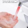 1/3/7 Colors RGB Led Water Faucet Color Changing Temperature Sensor Shower Tap  Kitchen