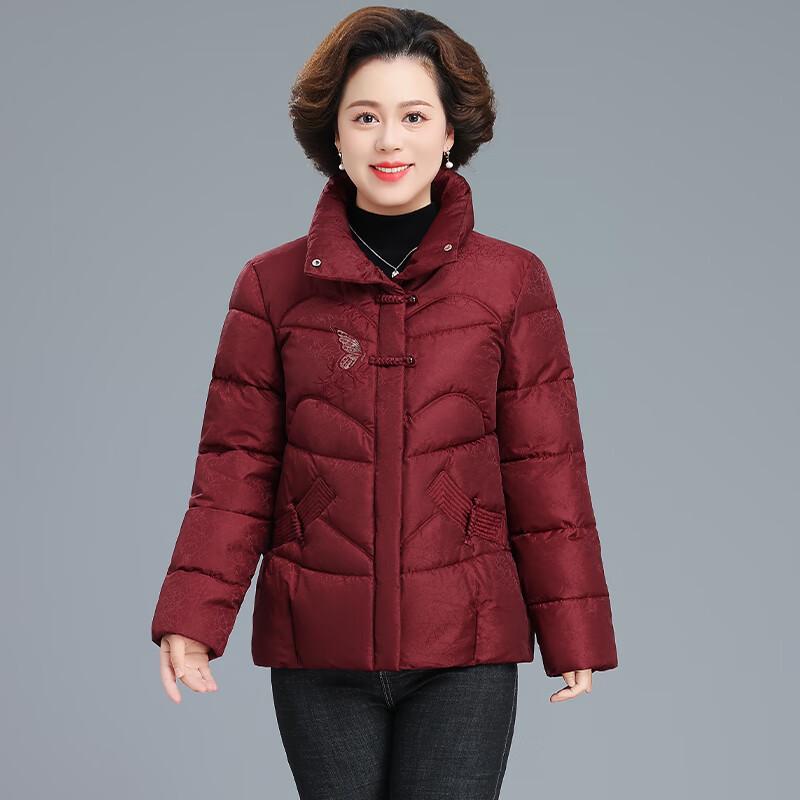 AIXUANMI Mid-Aged Women's New Chinese Style Padded Jacket