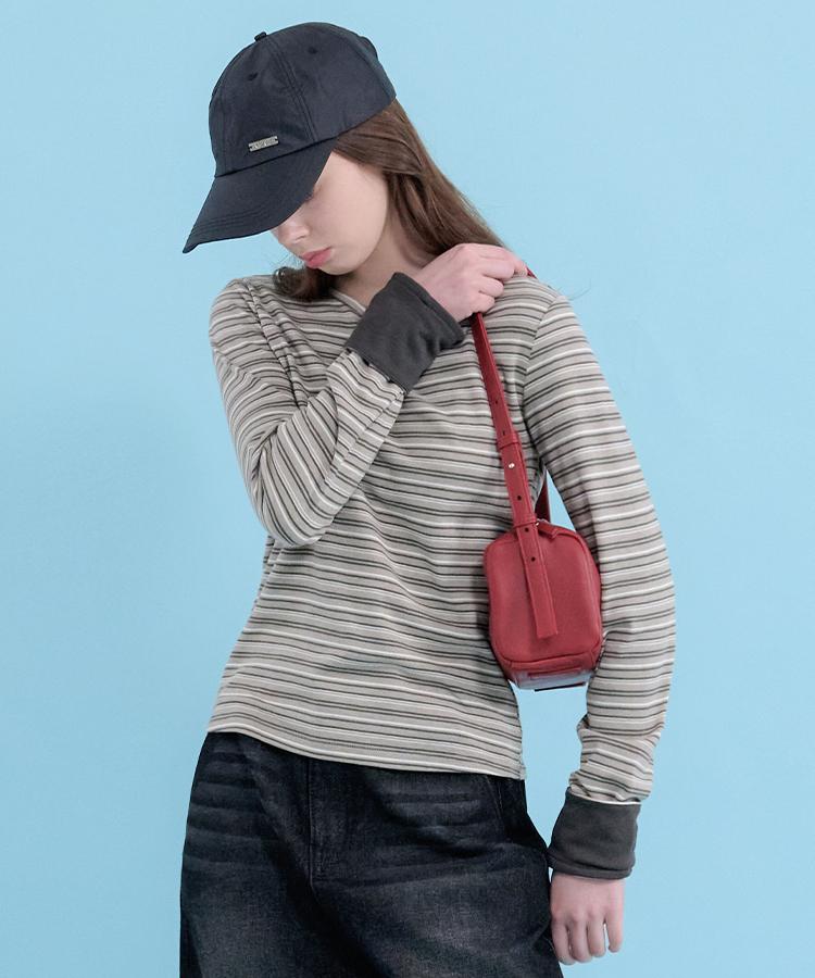 MICANE Everett Striped Coloring Tee