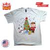 Snoopy Peanuts Thanksgiving Christmas Holiday Inspired Unisex T-shirt Size S-5XL
