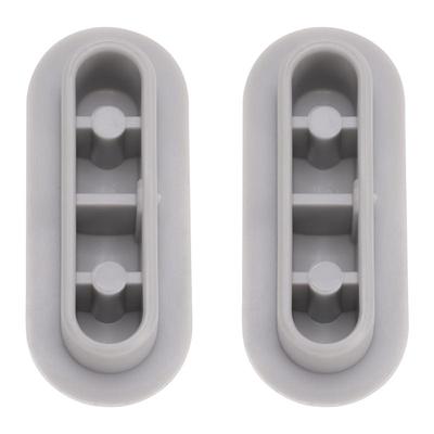 2 Pcs Plastic Toilet Seat Bumper Antislip Gasket Flush Spacer Pad Protective Cushioning Bathroom Fixture Sturdy Toilet Seats