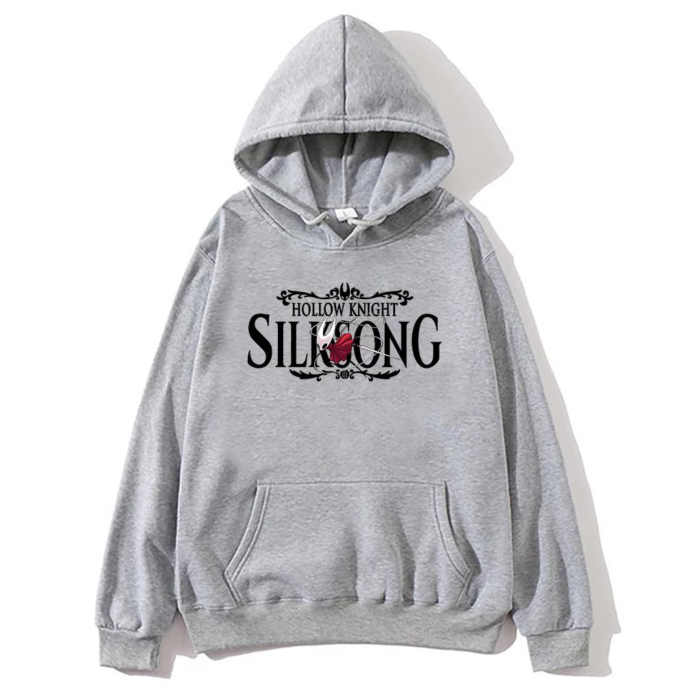 

Fashion Game Hoodies Hollow Knight Silksong Graphic Sweatshirt Women Men Long Sleeve Oversized Pullovers Unisex Clothing M