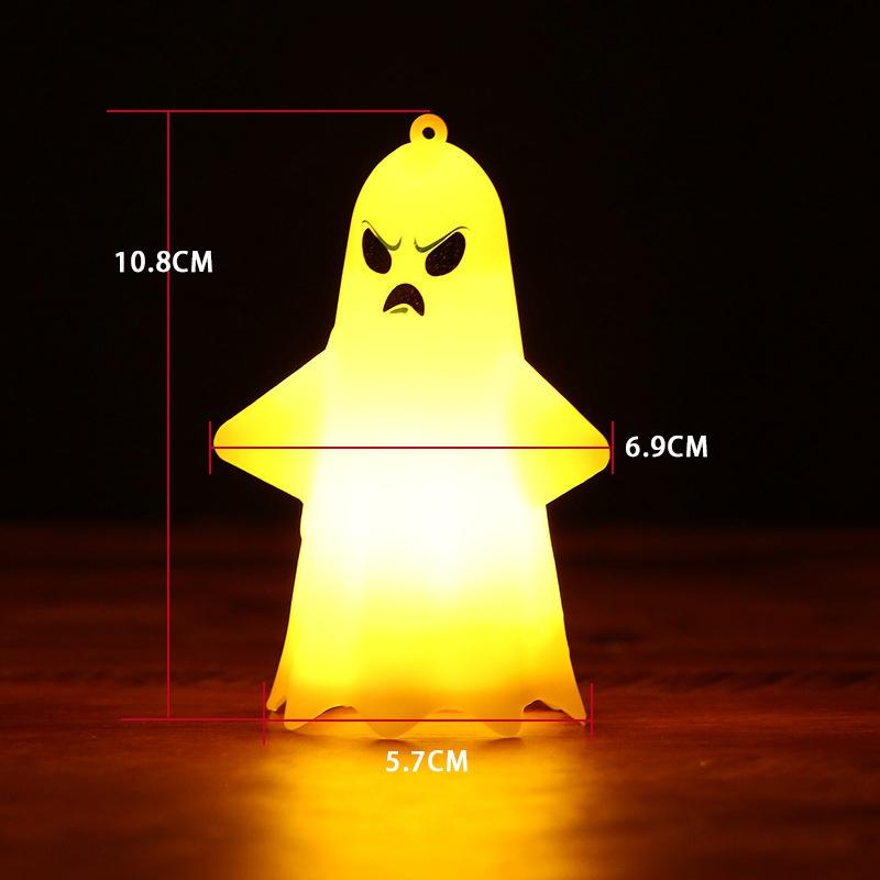Halloween Decorations Children's Portable Cute Trick-or-treating Ghost Night Light Pumpkin Lantern Ghost Decoration Pendant