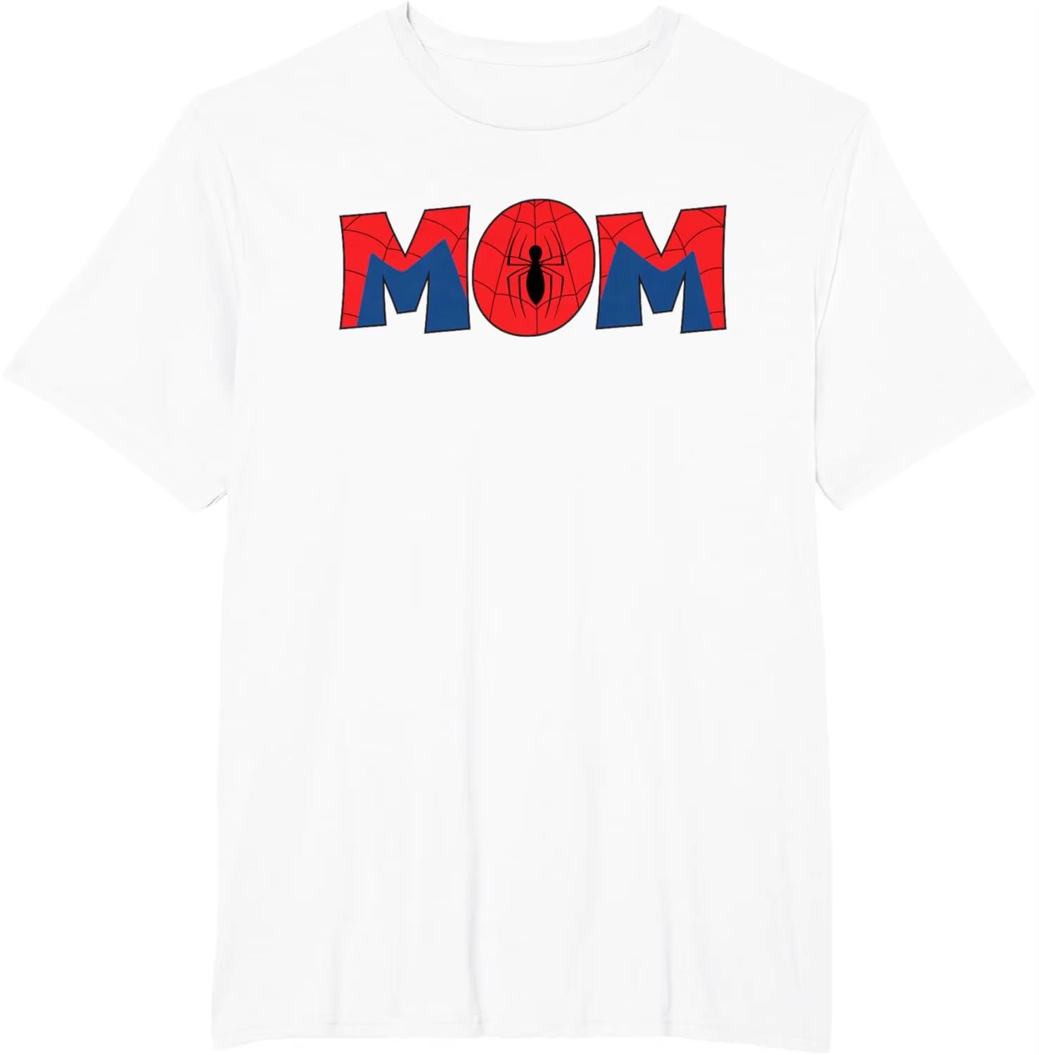Marvel SpiderUnisex Birthday Boy Family Matching Mom Dad Cotton Unisex Birthday Party TShirt S