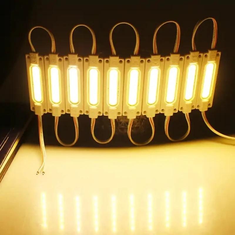 20 Stück COB LED Warnleuchte für Bus LKW Anhänger Fahrzeuge Signalgebung Werbung Leuchtend 12V Stopp LED Einspritzung mit Linsenmodul Licht