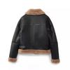 2026 Autumn and Winter New Fashion Zipper Versatile Fur Integrated Lamb Wool Jacket Women