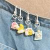 Cartoon Cute Cloud Keychain Kawaii Sweet Keychain Pendant For Women Girls  Versatile Backpack Decoration Accessories Gift