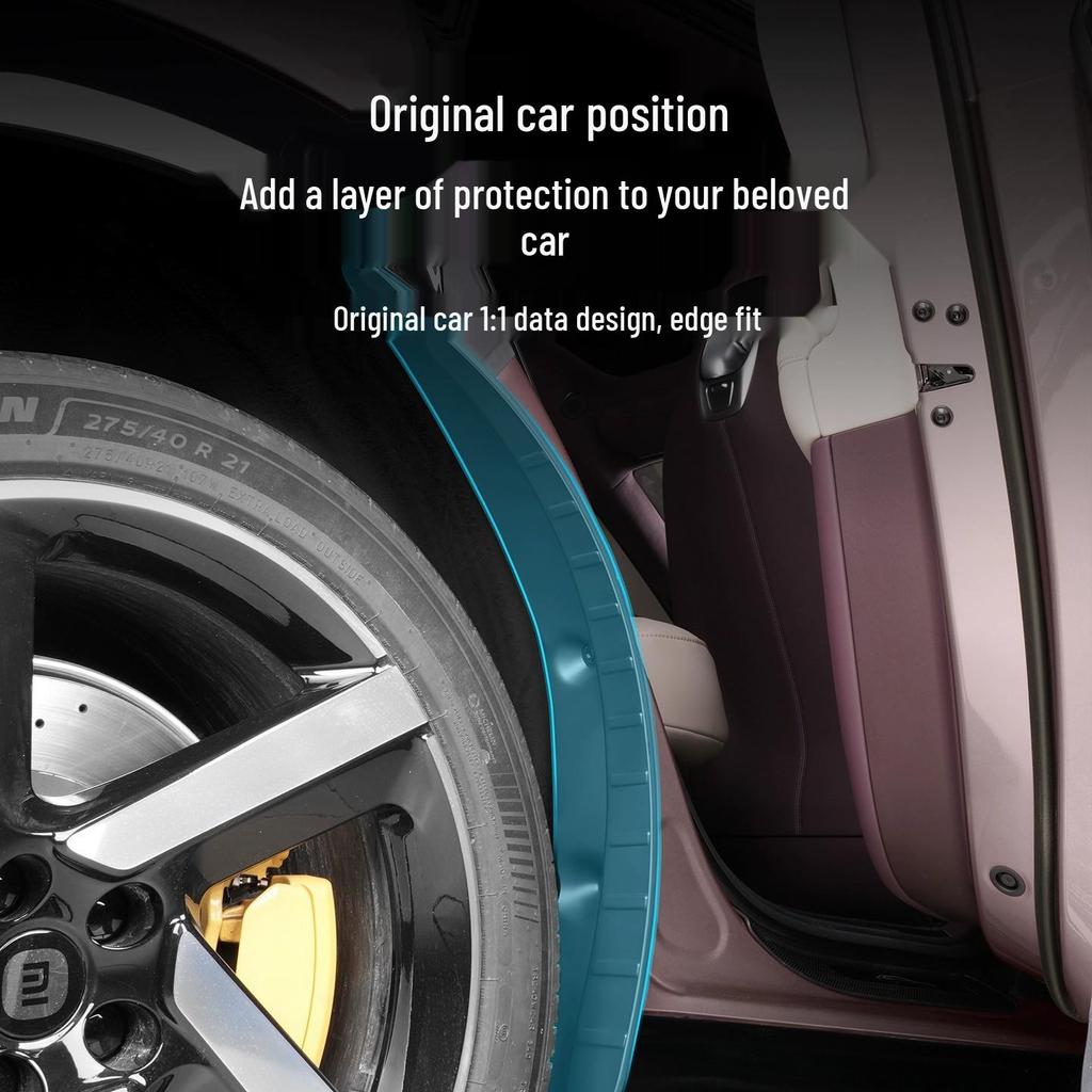 Xiaomi YU7 Rear Wheel No-Drill Mudguard Liner - Widened Four-Door Leather Accessory