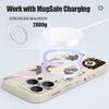 Leopard Print Stars Billiards Case For iPhone 17 Pro Max Magnetic For Magsafe Silicone Cover For iPhone 16 Pro Max Funda iPhone 15 14 13 12 11 16E
