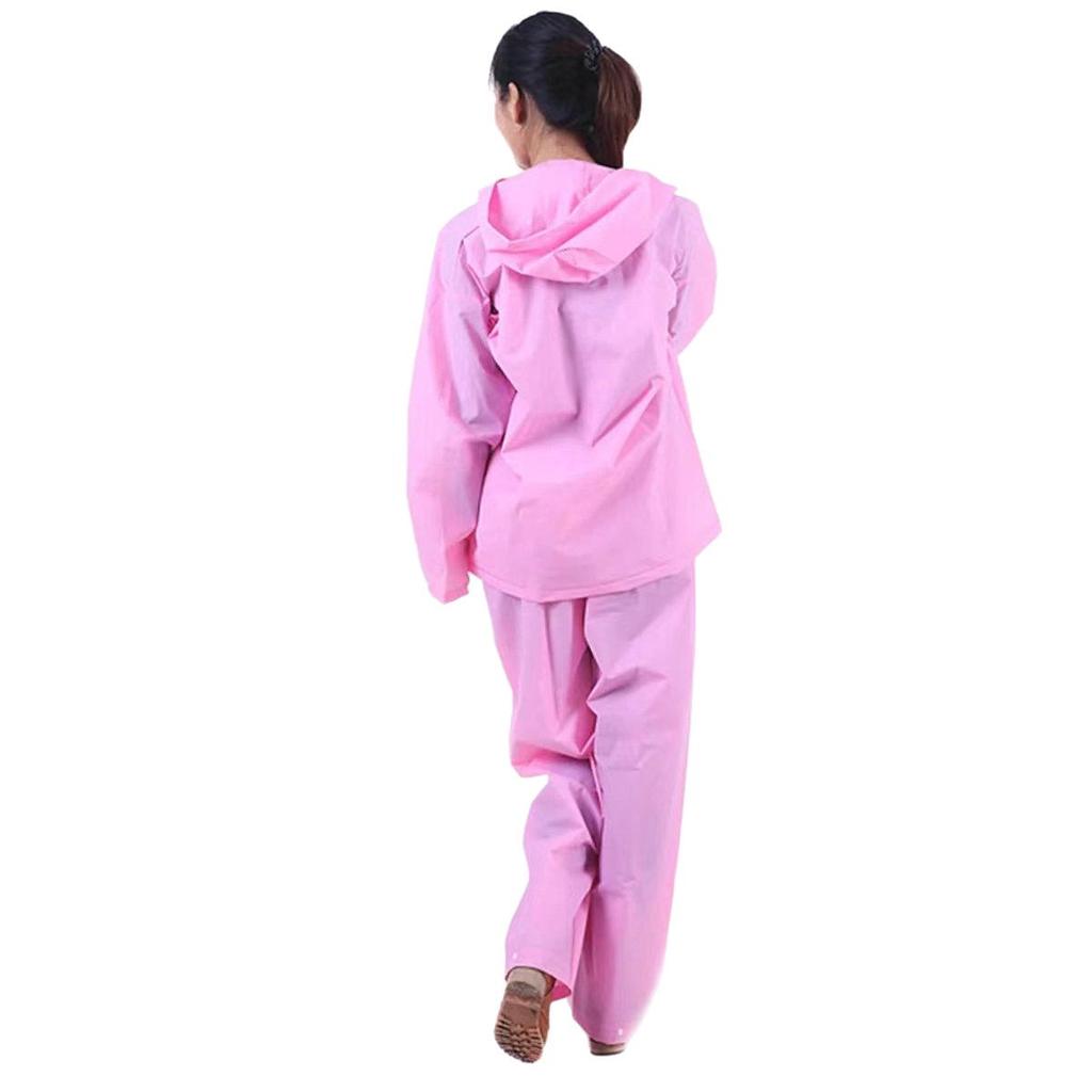 Wasserdichte Regenbekleidung für Erwachsene, zweiteilig, verdickt, mit vollständiger Fußbedeckung für Rafting