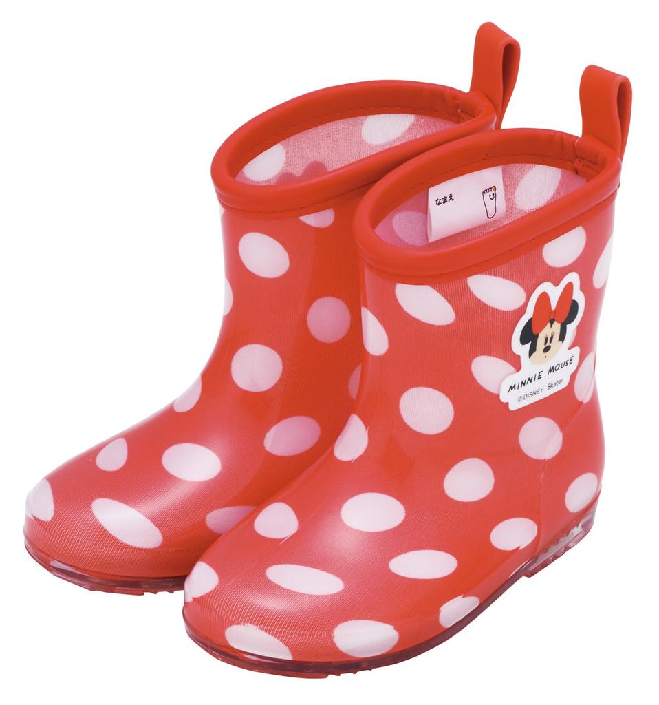 Skater Minnie Rain 15cm RIBT15-71028 Boots, Size