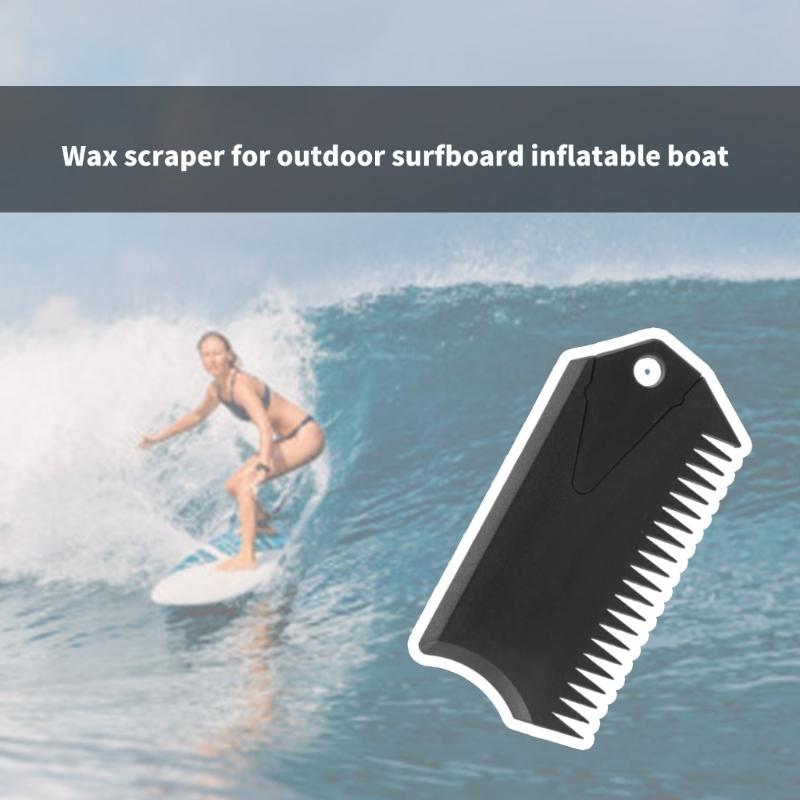 4Pcs Surfboard Wax Comb with Fin Key NonSlip Wax Scraping Comb Scraper Wax Scraping Comb Remover Maintenance Tool