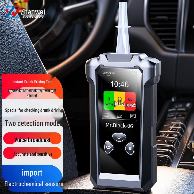 Zhaowei Black Cat 6-Pro Breath Alcohol Tester