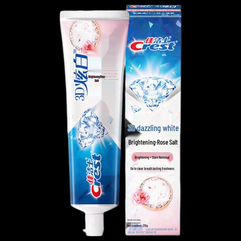 Crest 3D White Rose Salt Whitening Toothpaste