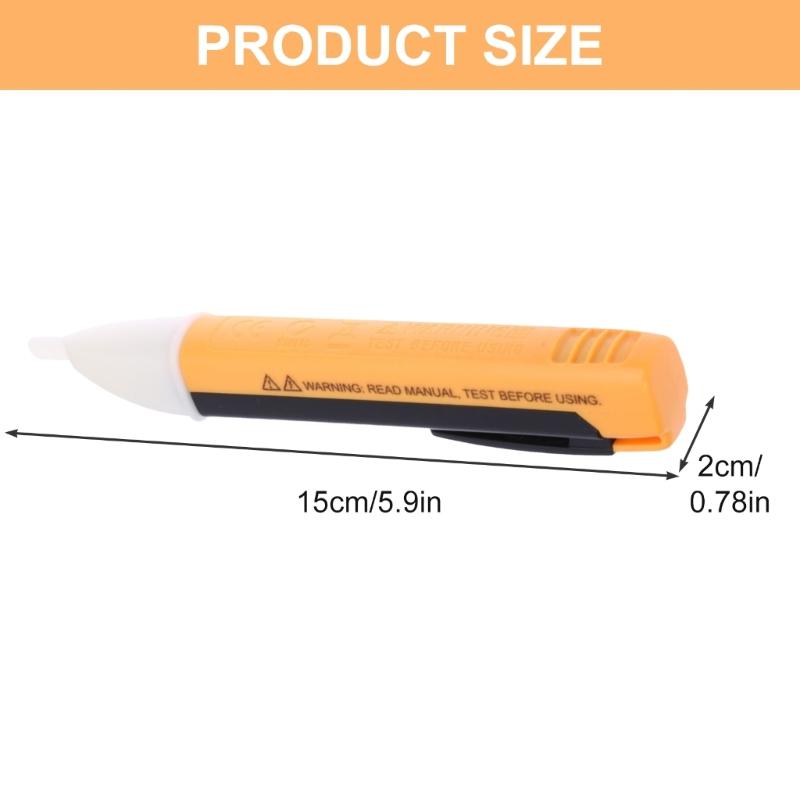 Voltages Detectors Pen with Visual LED Alert and Sound Warning AC Voltages Tester Tool Safe and Convenient for Home