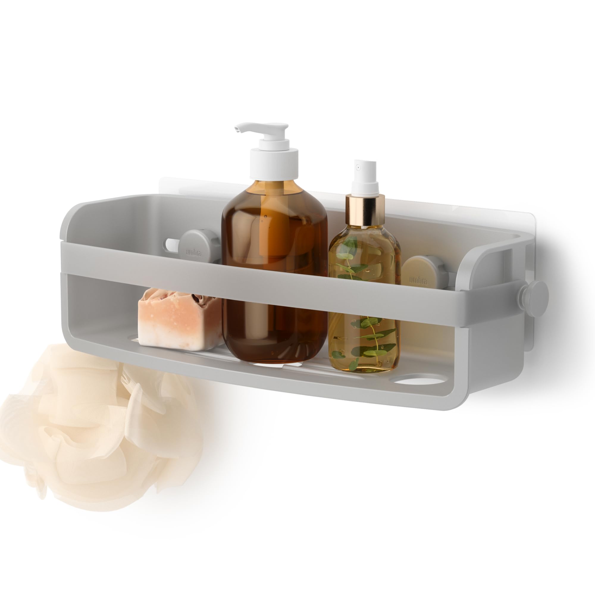 

Официальная серая бутылка Umbra Flex с клейким креплением,