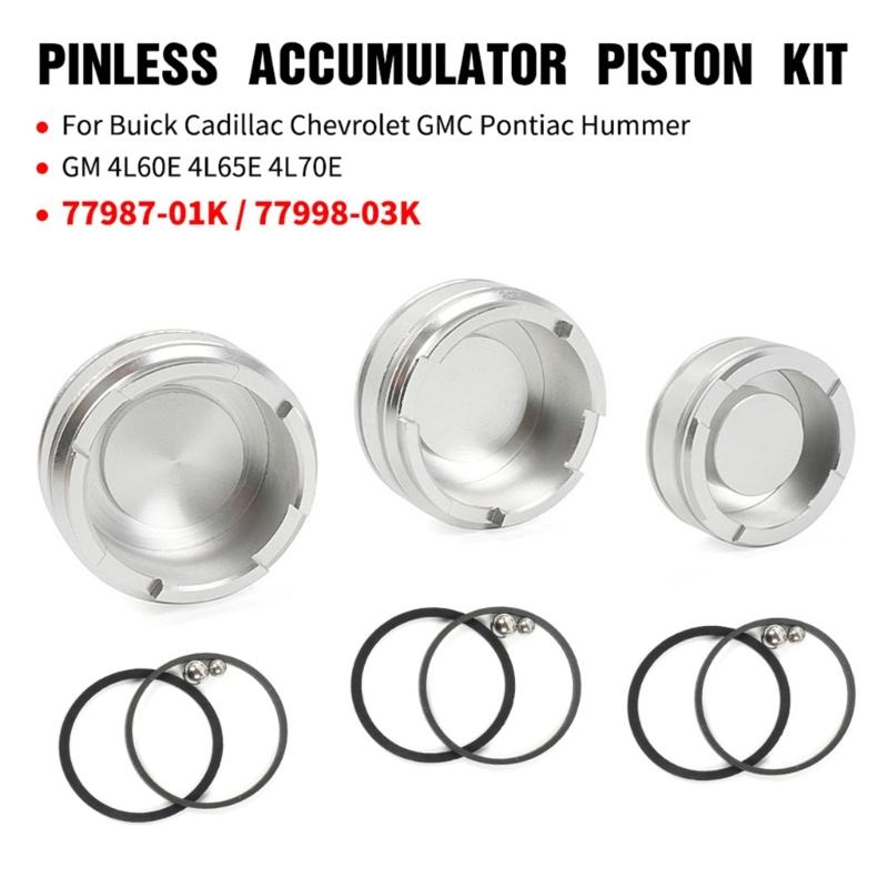 Verbesserte Pinless Forward Kolben-Kits Zuverlässige & Langlebige Pinless Forward Akkumulator Kolben-Kits für 4L60E 4L65E