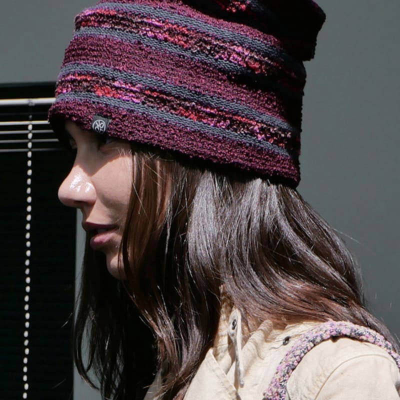 

for Knit Hat & Neck Warmer_Burgundy Free